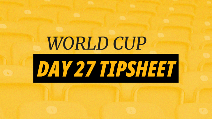 Image for Betfair' Day 27 World Cup Tips